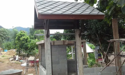 Picture of สร้างศาลาต้นสัก